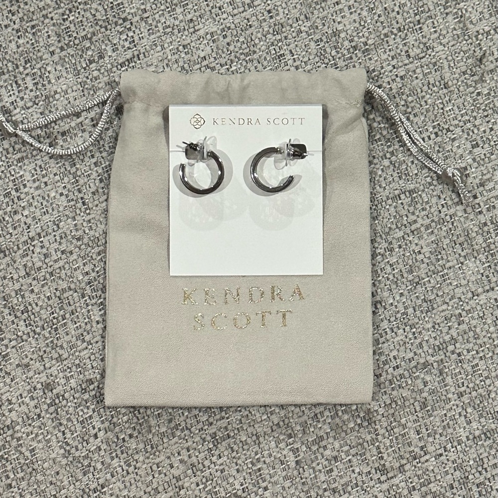 Kendra Scott Silver Mini Hoop Earrings